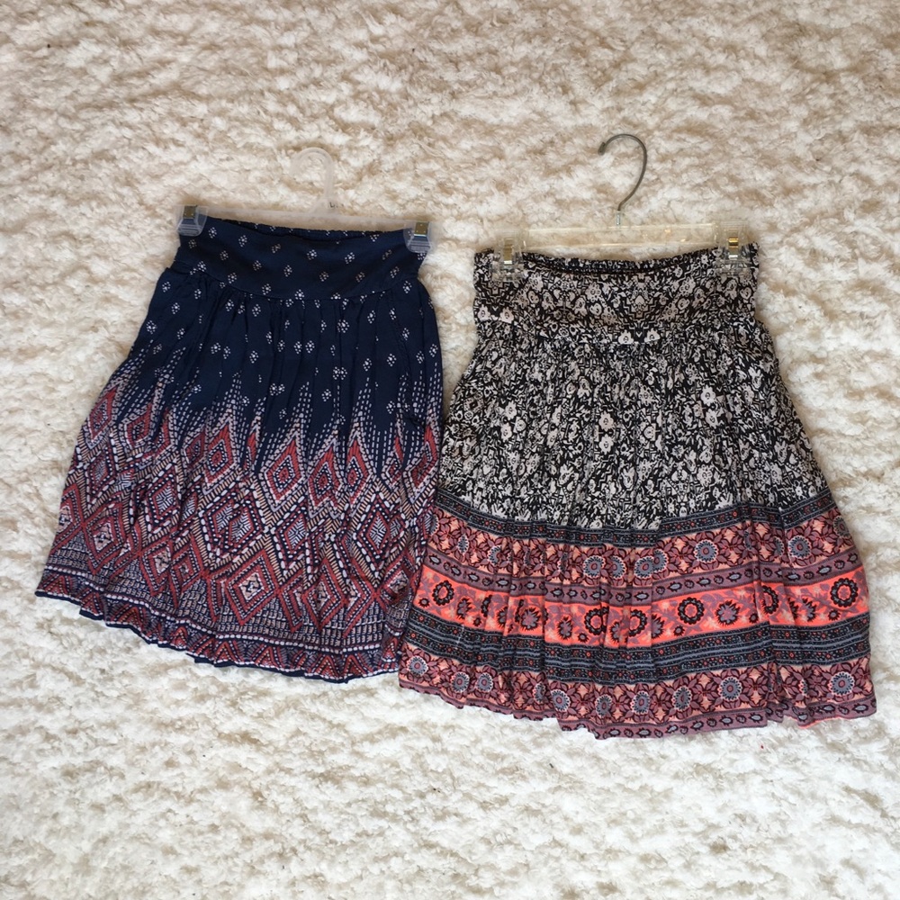 Two linen skirts